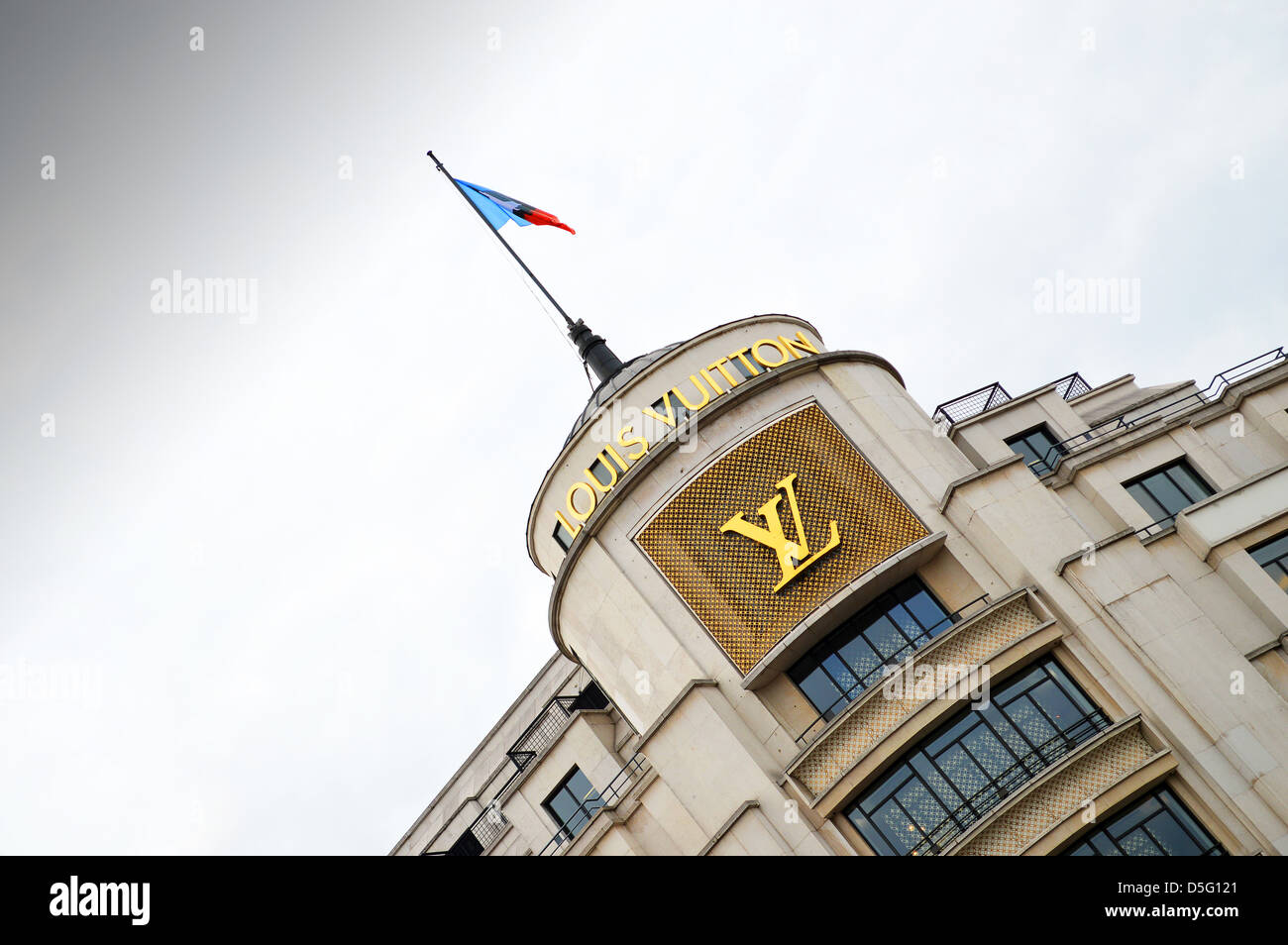 Louis Vuitton Paris Frankreich Stockfoto