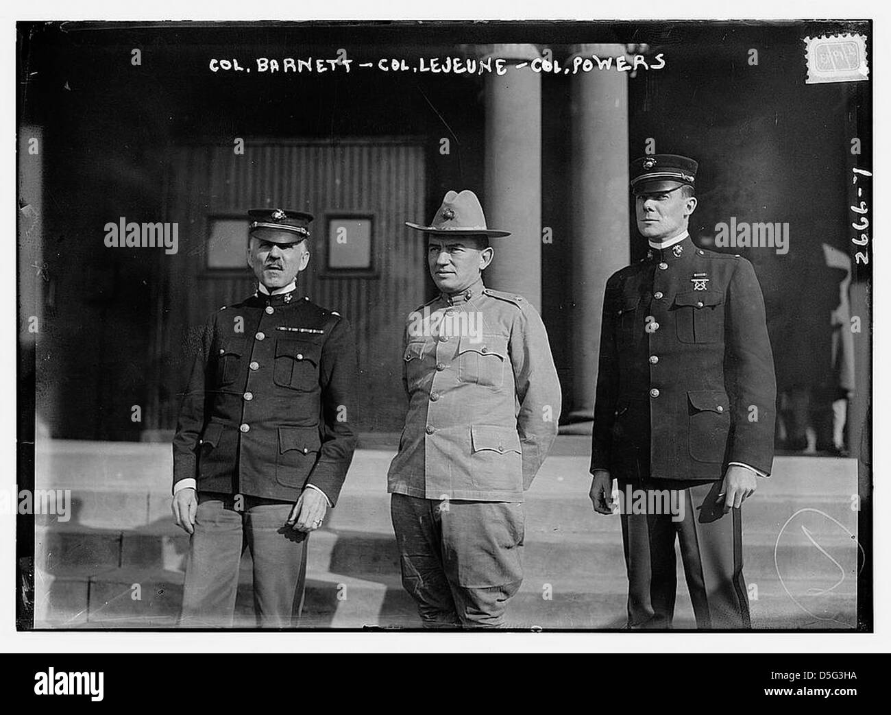 Kol. Barnett - Oberst LeJeune - Oberst Powers (LOC) Stockfoto