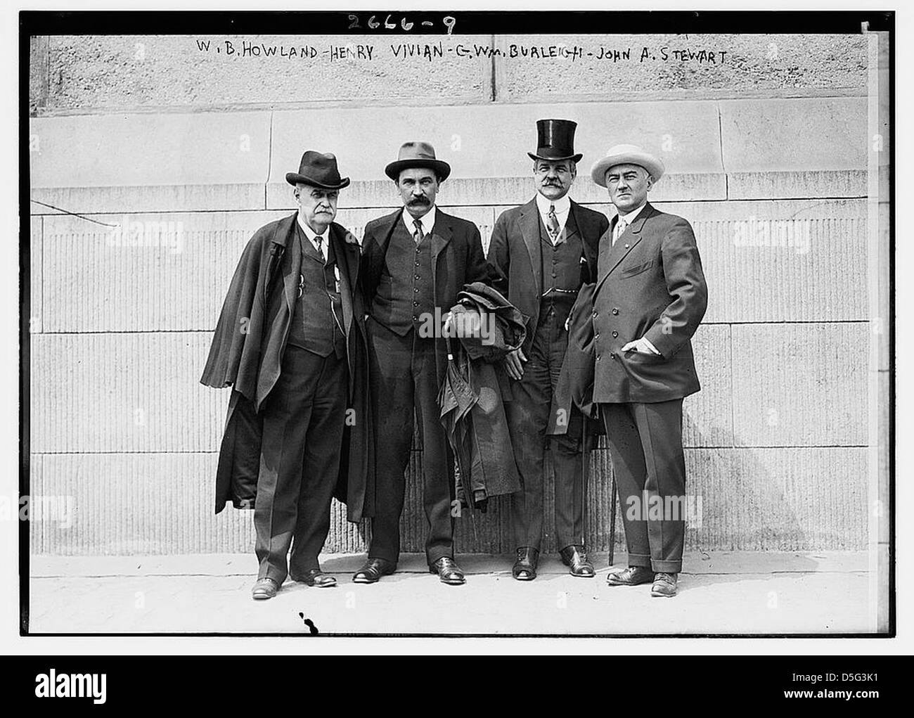W.b. Howland, Henry Vivian, G. Wm. Burleigh, John A. Stewart (LOC