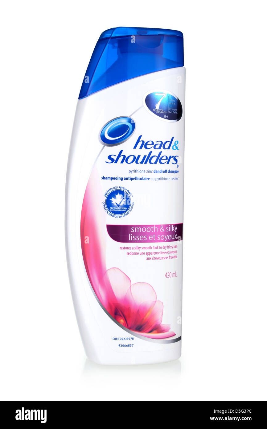 Shampoo Flasche, Anti-schuppen, Kopf und Schultern Shampoo Marke Stockfoto