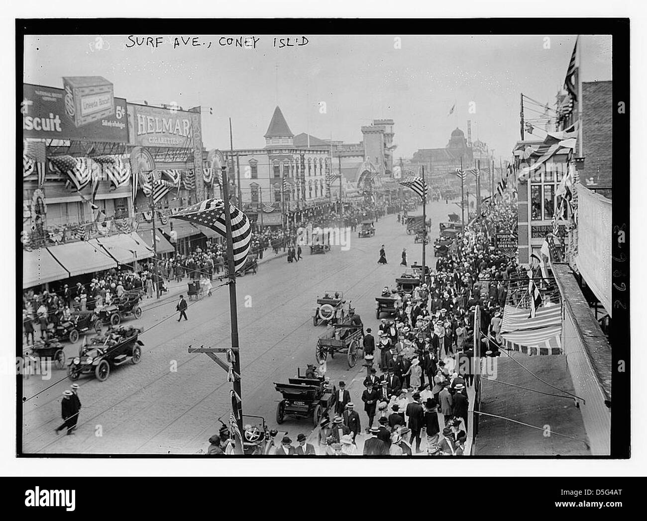 Surf Avenue - Coney Island (LOC) Stockfoto