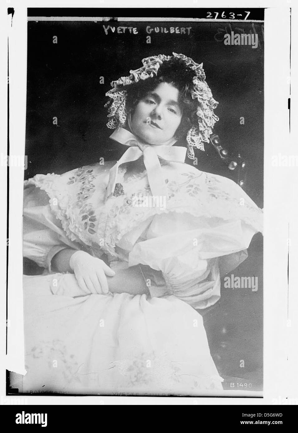 Yvette Guilbert (LOC) Stockfoto