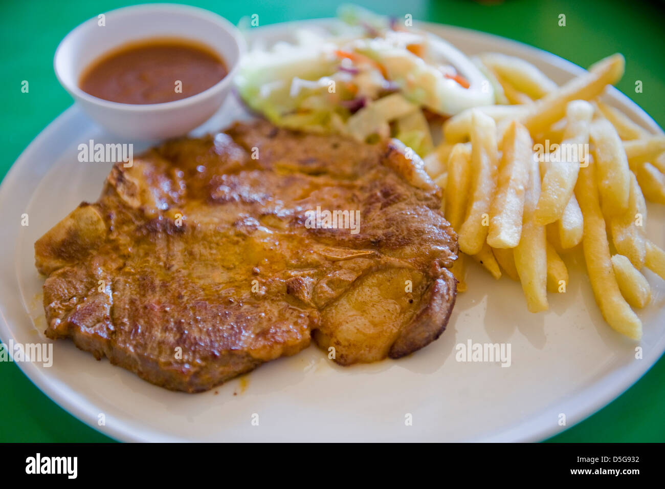 Steak-dinner Stockfoto