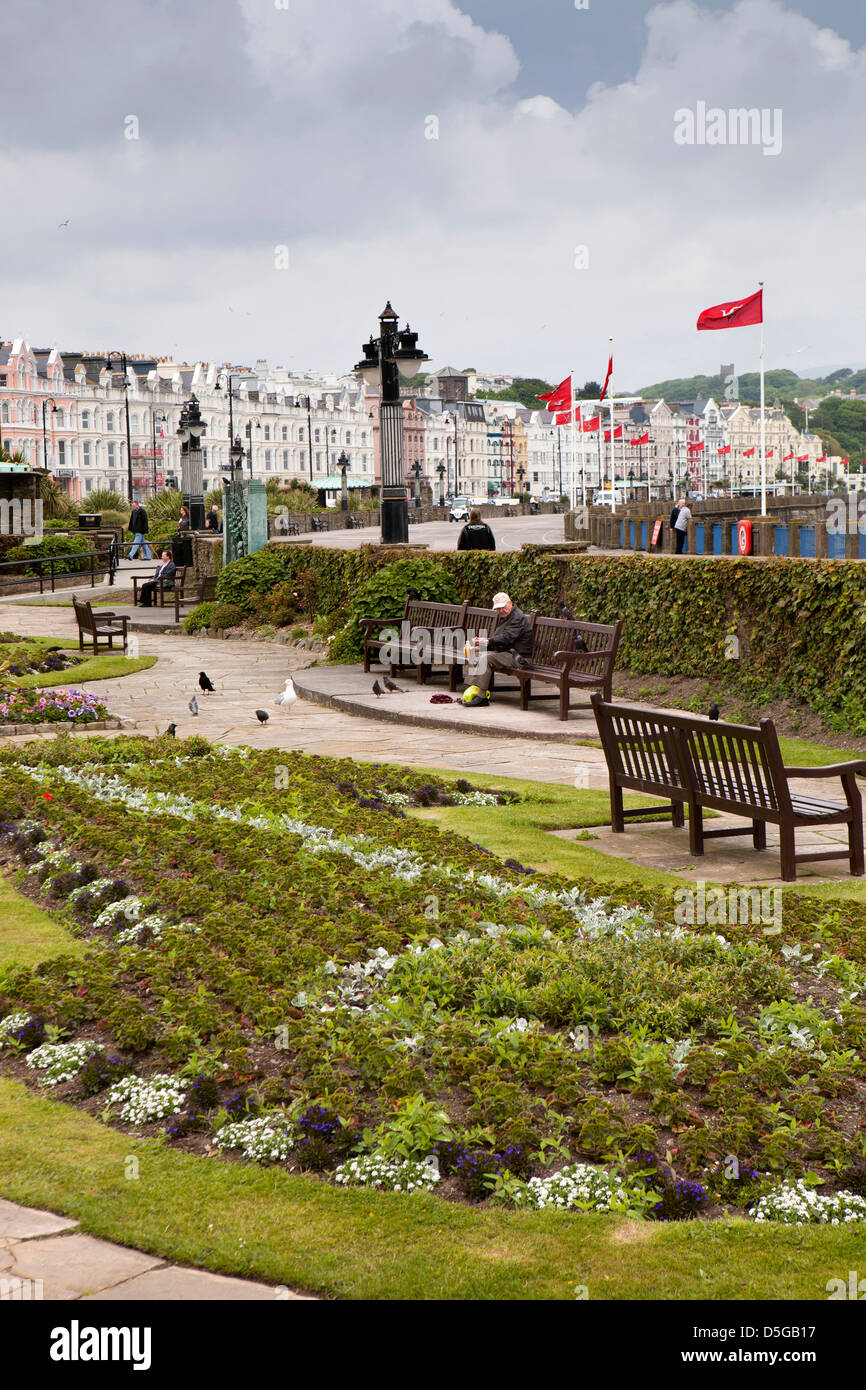 Isle Of Man, Douglas, neue Loch-Promenade Marine Gardens Stockfoto