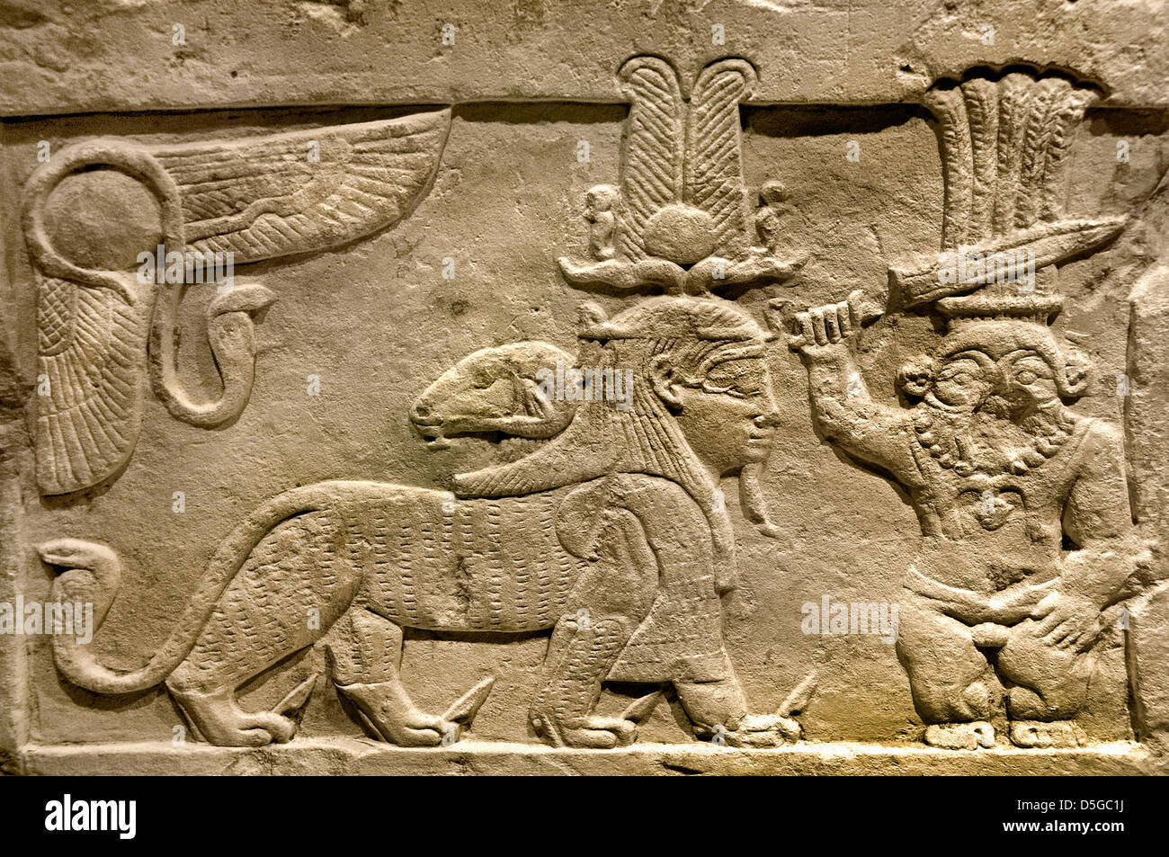 Tutu und Bes Ram Kopf römischen Periode Ägypten ägyptische Stockfoto