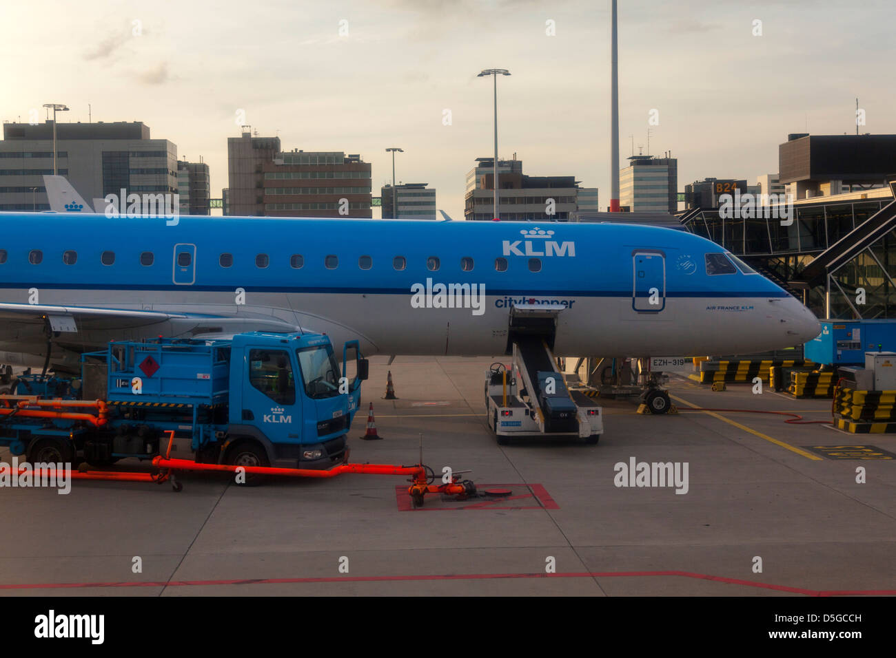 Schiphol Flughafen, Amsterdam, Niederlande Stockfoto