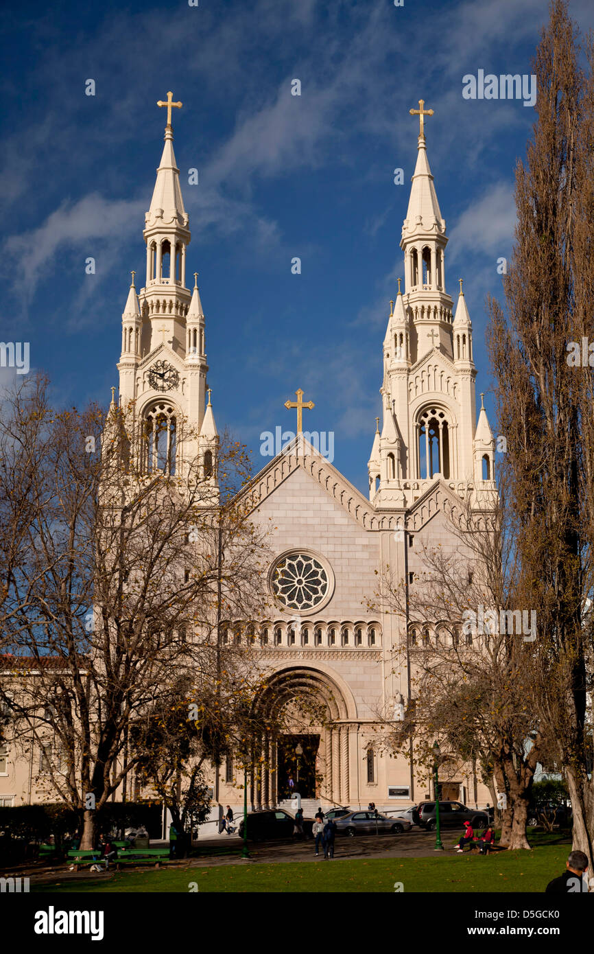 St. Peter und Paul Kirche, San Francisco, Kalifornien, Vereinigte Staaten von Amerika, USA Stockfoto