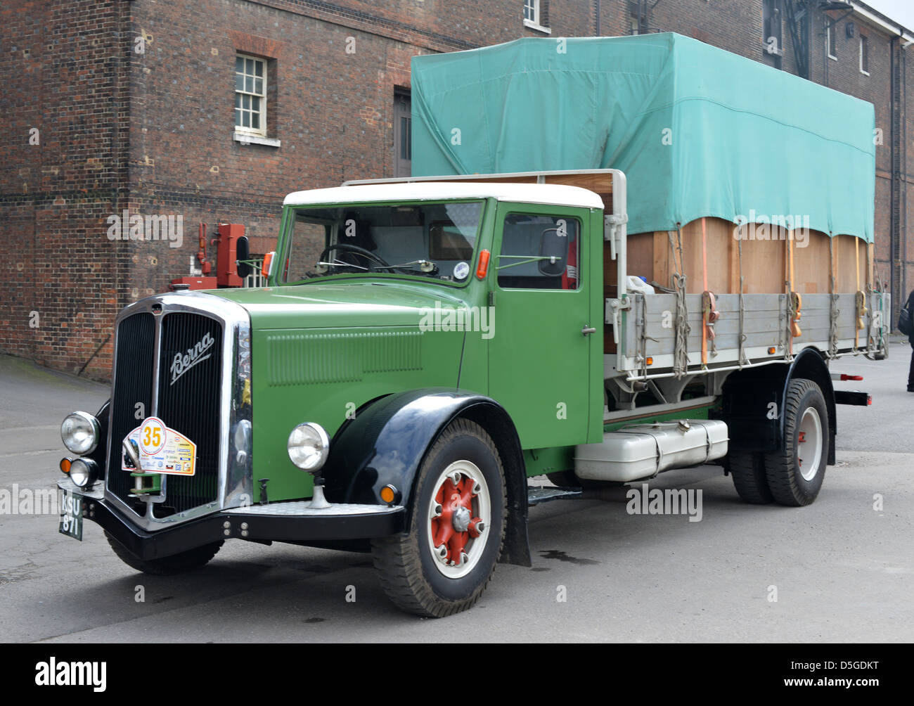 Beira klassische LKW am Chatham dockyard Stockfoto