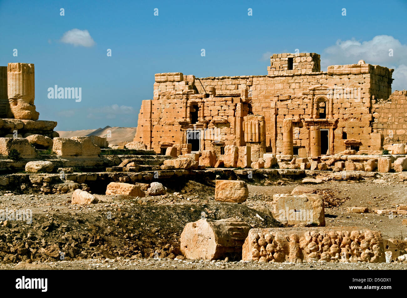 Tempel des Bel 2 Cent Römermuseum Palmyra Syrien Stockfoto