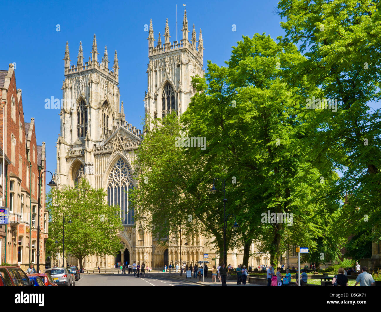 York Minster, gotische Kathedrale, Stadt York, Yorkshire, England, UK, DE, EU, Europa, York, England Stockfoto