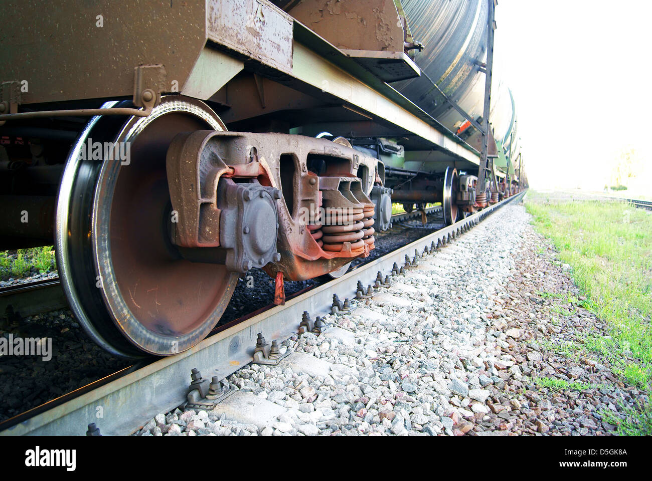 Eisenbahn-Wagen Stockfoto