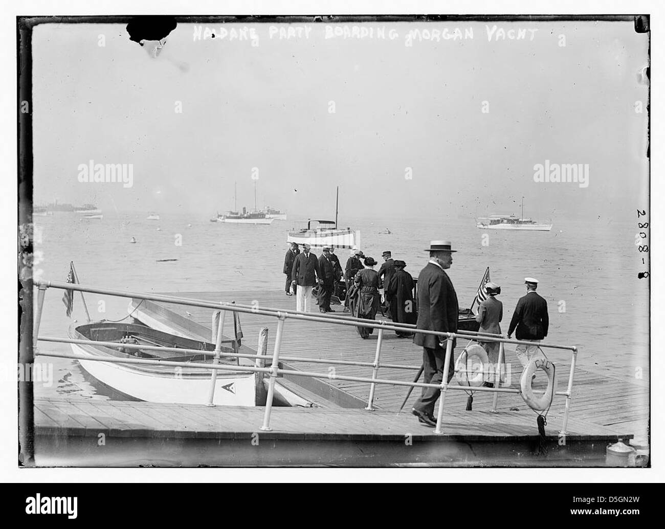 Haldane Partei Internat Morgan Yacht (LOC) Stockfoto