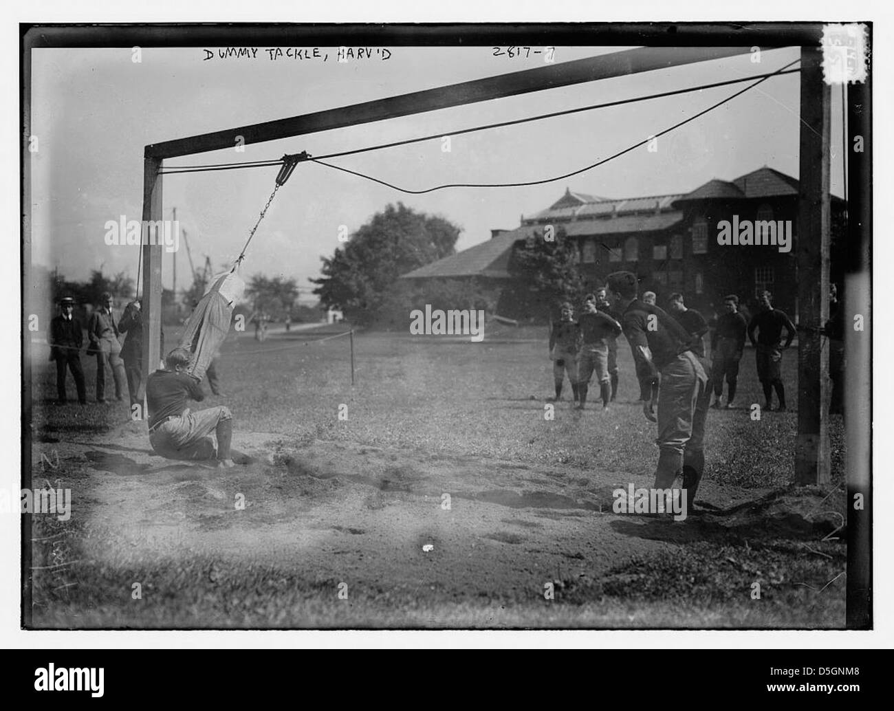 Dummy-Tackle - Harvard (LOC) Stockfoto