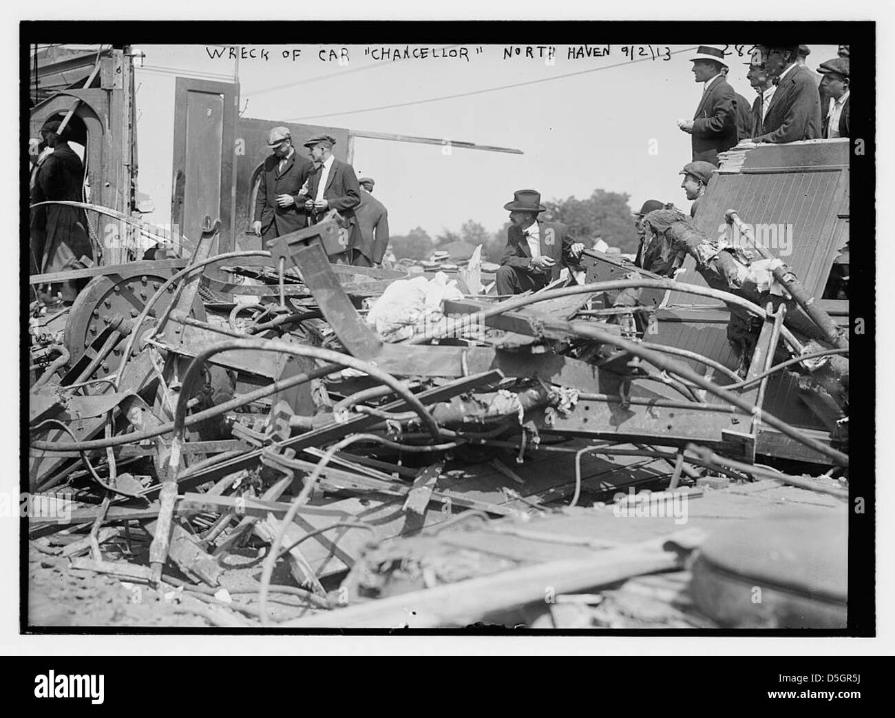 Wrack der Auto "Kanzler", North Haven (LOC) Stockfoto