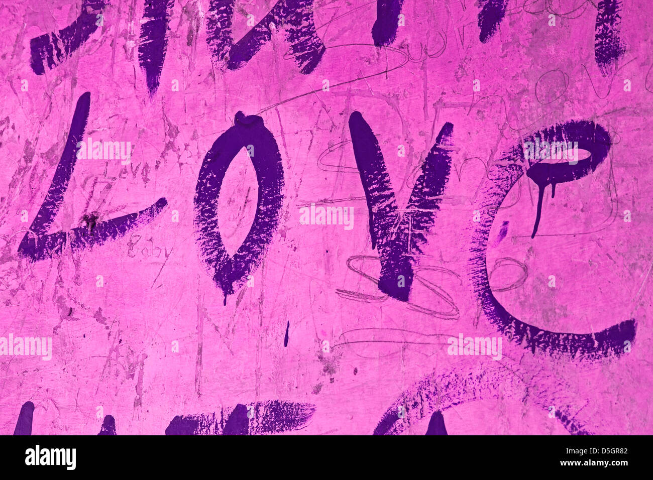 Liebe Liebe Zuneigung Alphabet Kommunikation Konzept konzeptionell Tag Hingabe Emotion Gefühl Idee intime geschrieben geschrieben Stockfoto