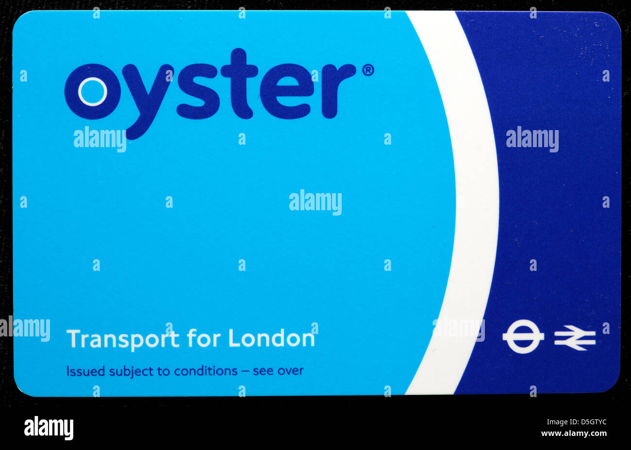 Oyster Card Reise-Karte, Transport for London, London Underground Stockfoto