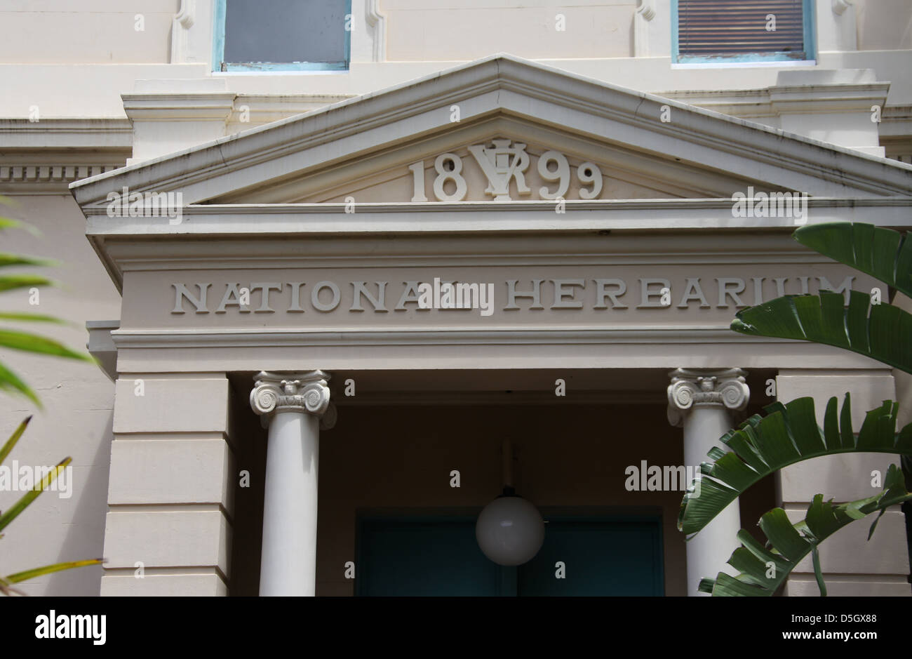 Die National Herbarium von New South Wales in den Royal Botanic Gardens datiert 1899 Stockfoto