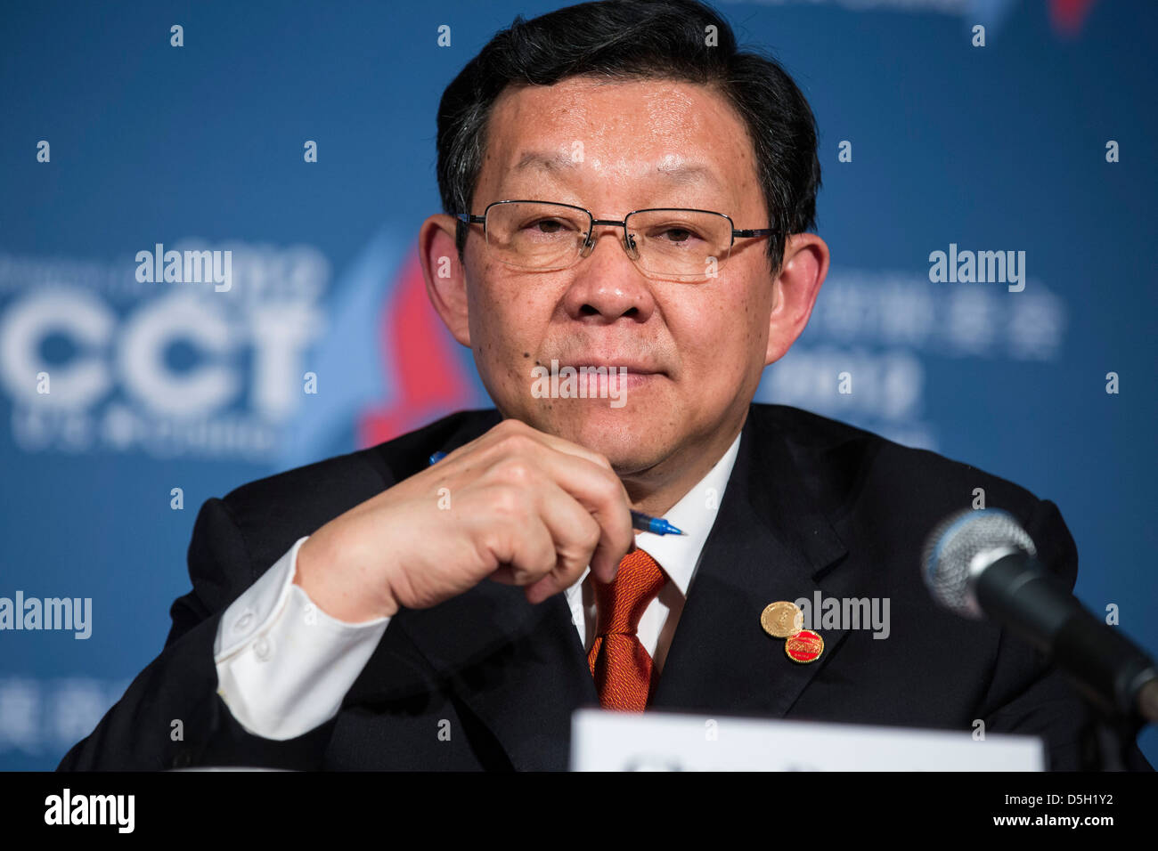 Chen Deming, chinesische Handelsminister. Stockfoto