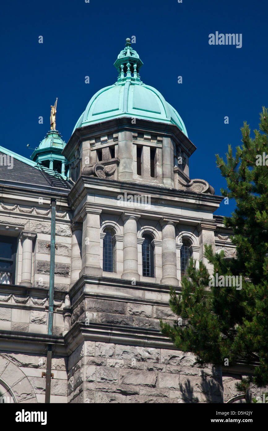 Nordamerika, Kanada, British Columbia, Victoria, Parlamentsgebäude. Stockfoto