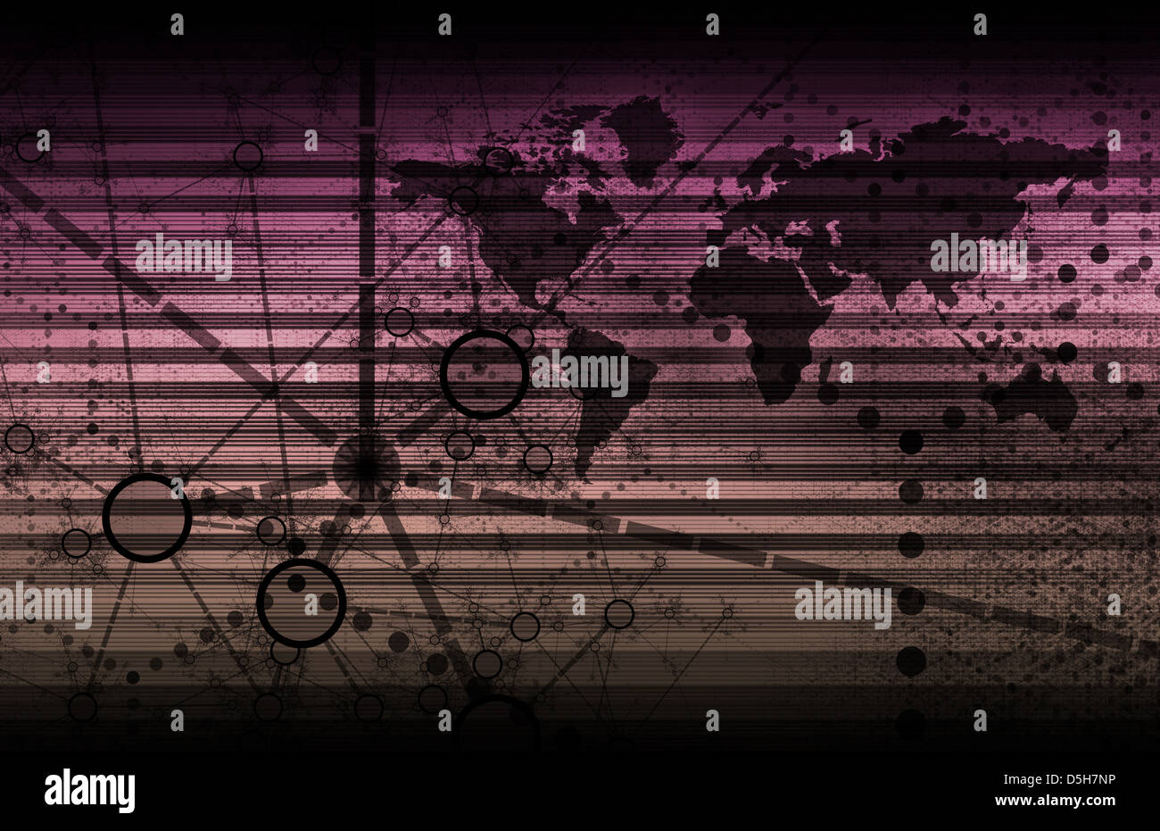 Internet-Web-Technologie als gemeinsam genutzte Datendienste Stockfoto