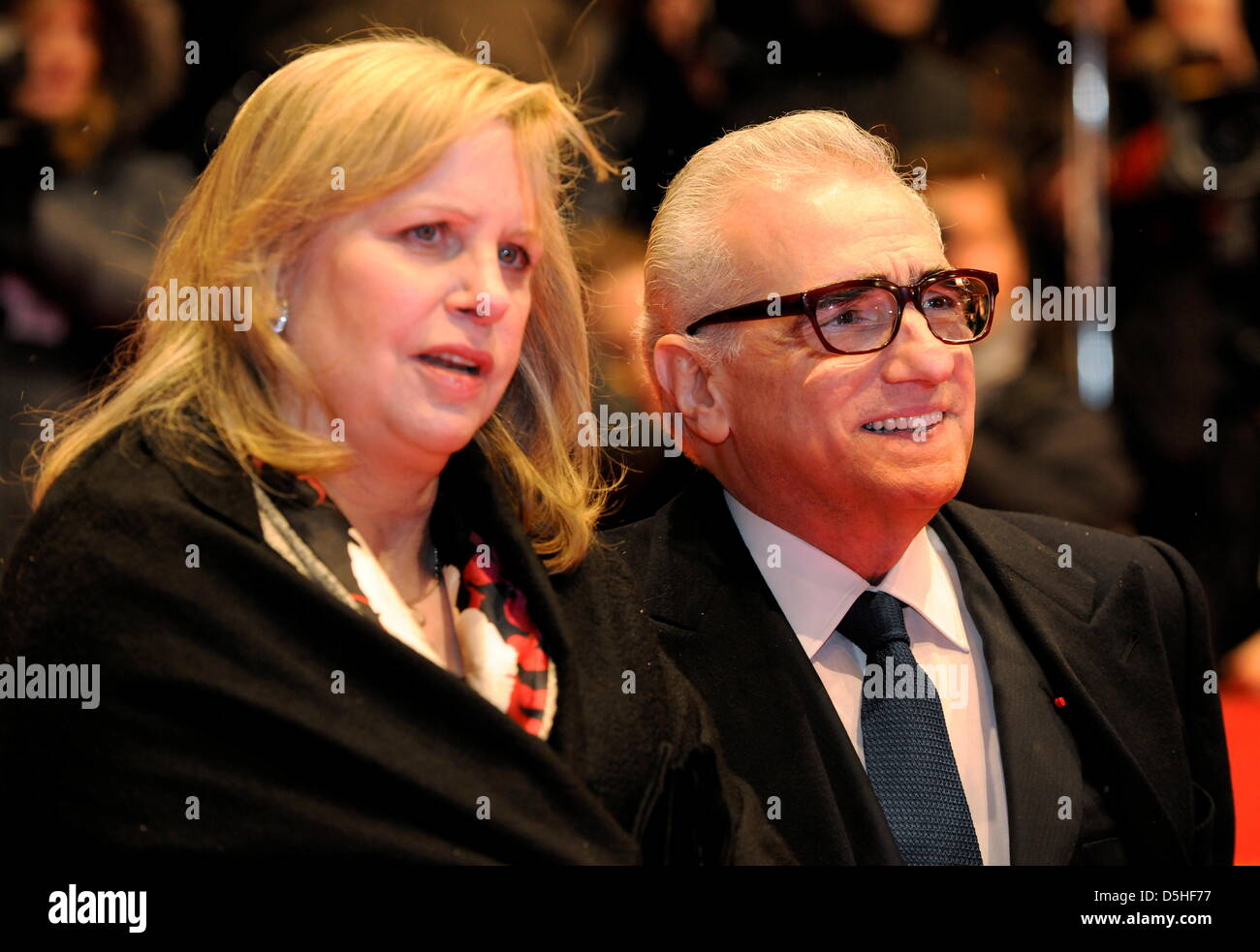 us regisseur martin scorsese und seine frau helen morris kommen fur die premiere des films shutter island das festival lauft aber nicht im wettbewerb um den goldenen baren bei der 60 berlinale internationalen