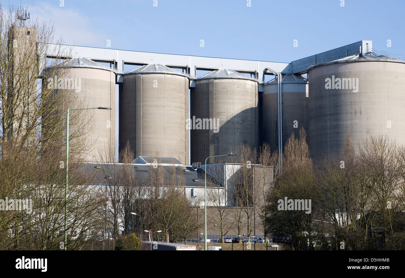 Britische Verarbeitung Zuckerfabrik in Bury St Edmunds, Suffolk, England Stockfoto