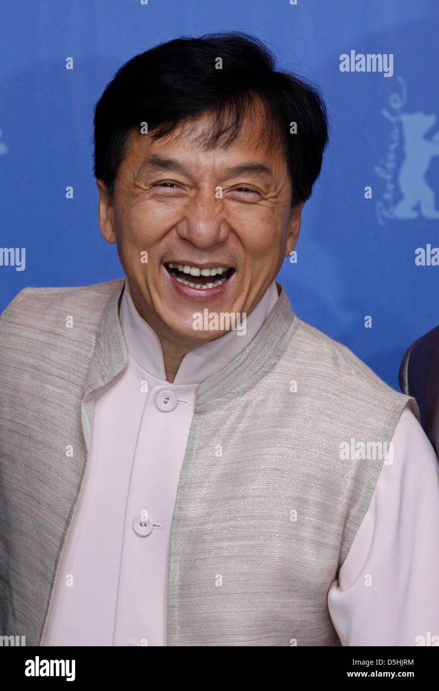 Schauspieler Jackie Chan besucht die Photocall zum Film "Little Big Soldier" läuft in das Berlinale Special während der 60. Berlinale Internationalen Filmfestspiele in Berlin, Deutschland, 16. Februar 2010. Das Festival dauert bis 21 Februar 2010. Foto: Hubert Boesl Stockfoto