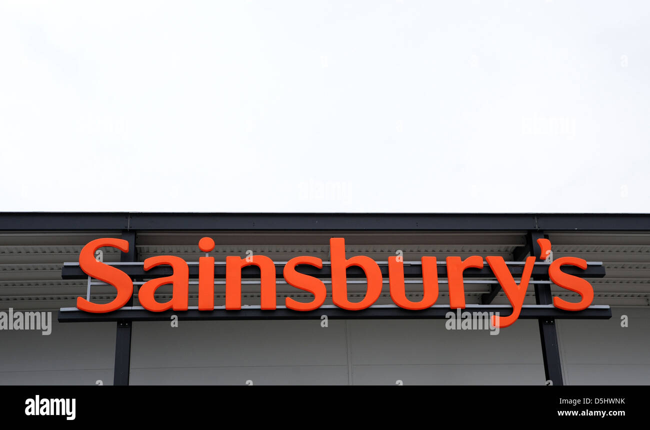 Der Sainsbury Supermarkt Supermarkt speichern im Portswood Bezirk von Southampton Hampshire UK Stockfoto
