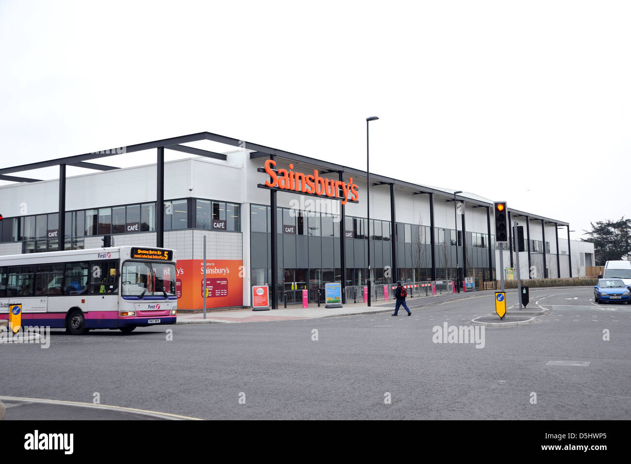 Der Sainsbury Supermarkt Supermarkt speichern im Portswood Bezirk von Southampton Hampshire UK Stockfoto