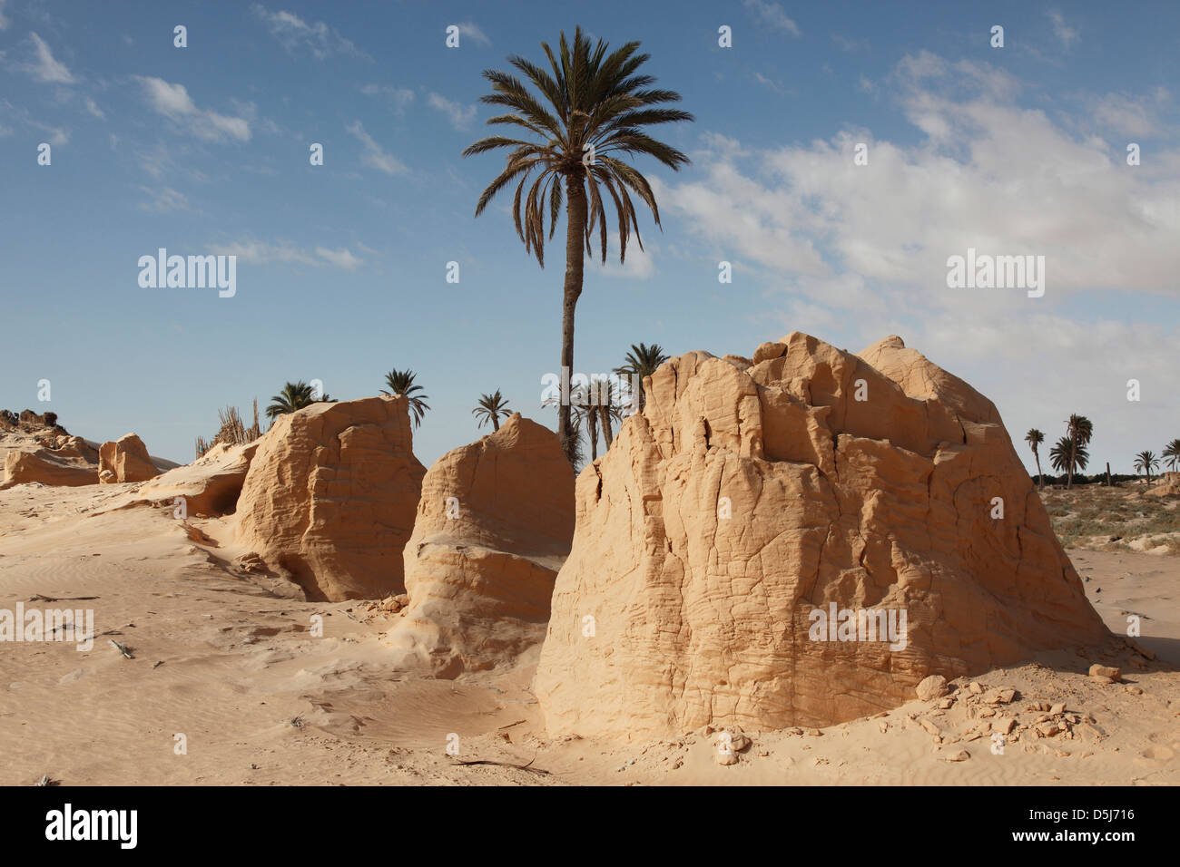 Fatnassa Kebili Tunesien Reise Tourismus Stockfoto