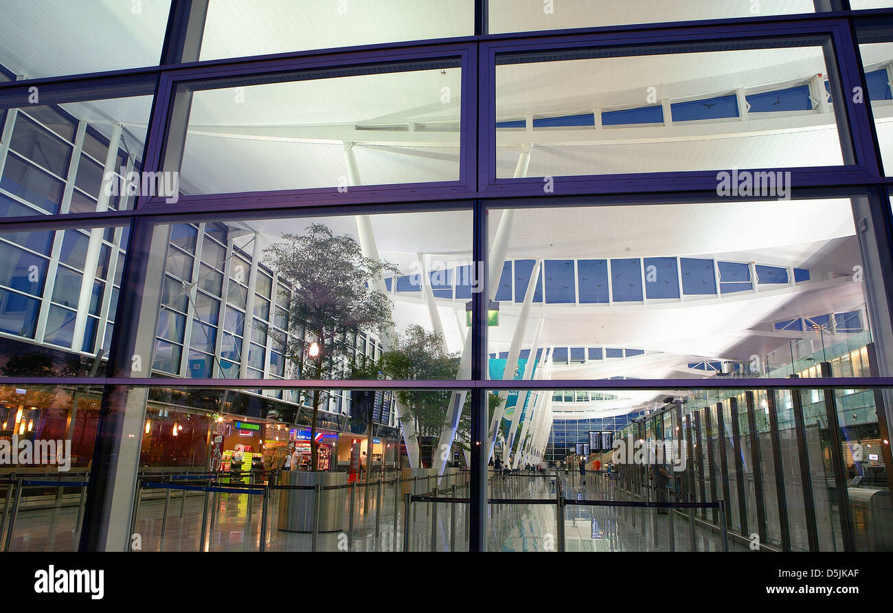 Flughafen-terminal in Breslau Stockfoto
