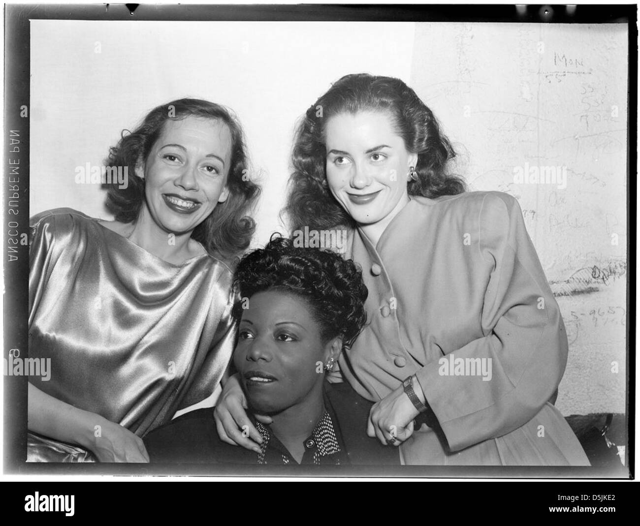 [Porträt von Imogene Coca, Mary Lou Williams und Ann Hathaway, von 1938 bis 1948] (LOC) Stockfoto