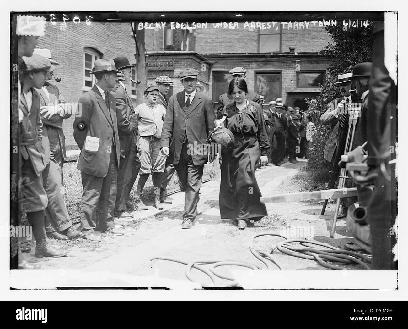 Becky Edelson [d. h. Edelsohn] unter Arrest--Tarrytown (LOC) Stockfoto