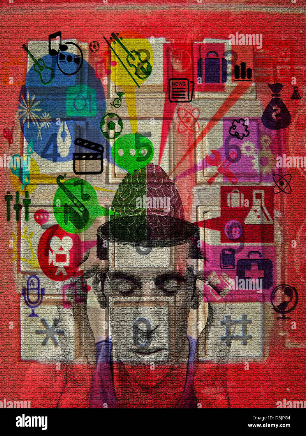 Soziales Netzwerk Stockfoto