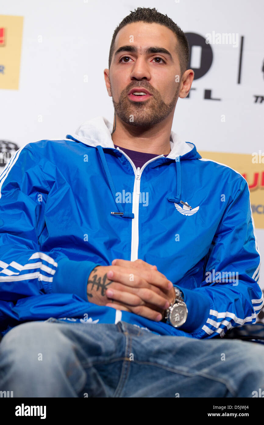Bushido auf einer Pressekonferenz für deutsche TV show 'The Dome' im Colosseum-Theater. Essen, Deutschland - 31.05.2011 Stockfoto