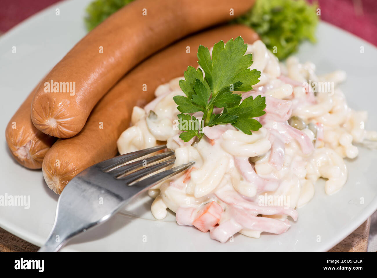 Wiener Wurstchen Salat Mit Mayo