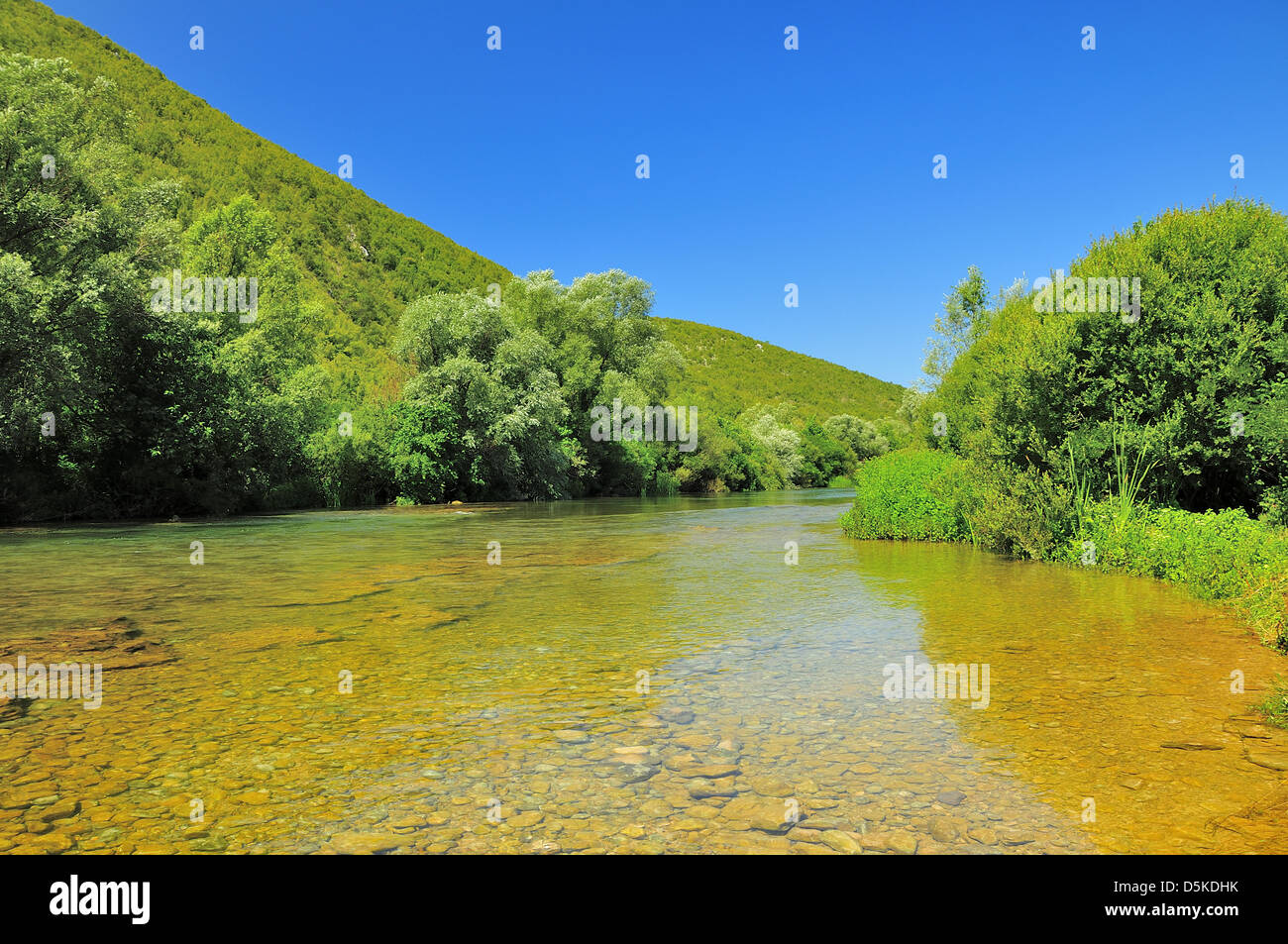 Cetina-River-canyon Stockfoto