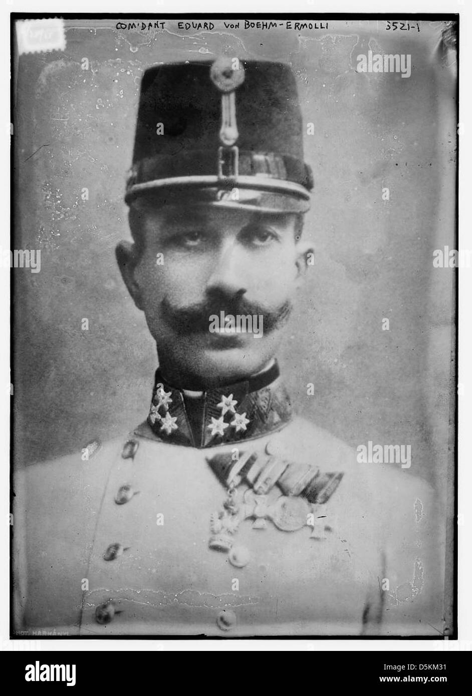 Com'dant Eduard von Böhm-Ermolli (LOC) Stockfoto