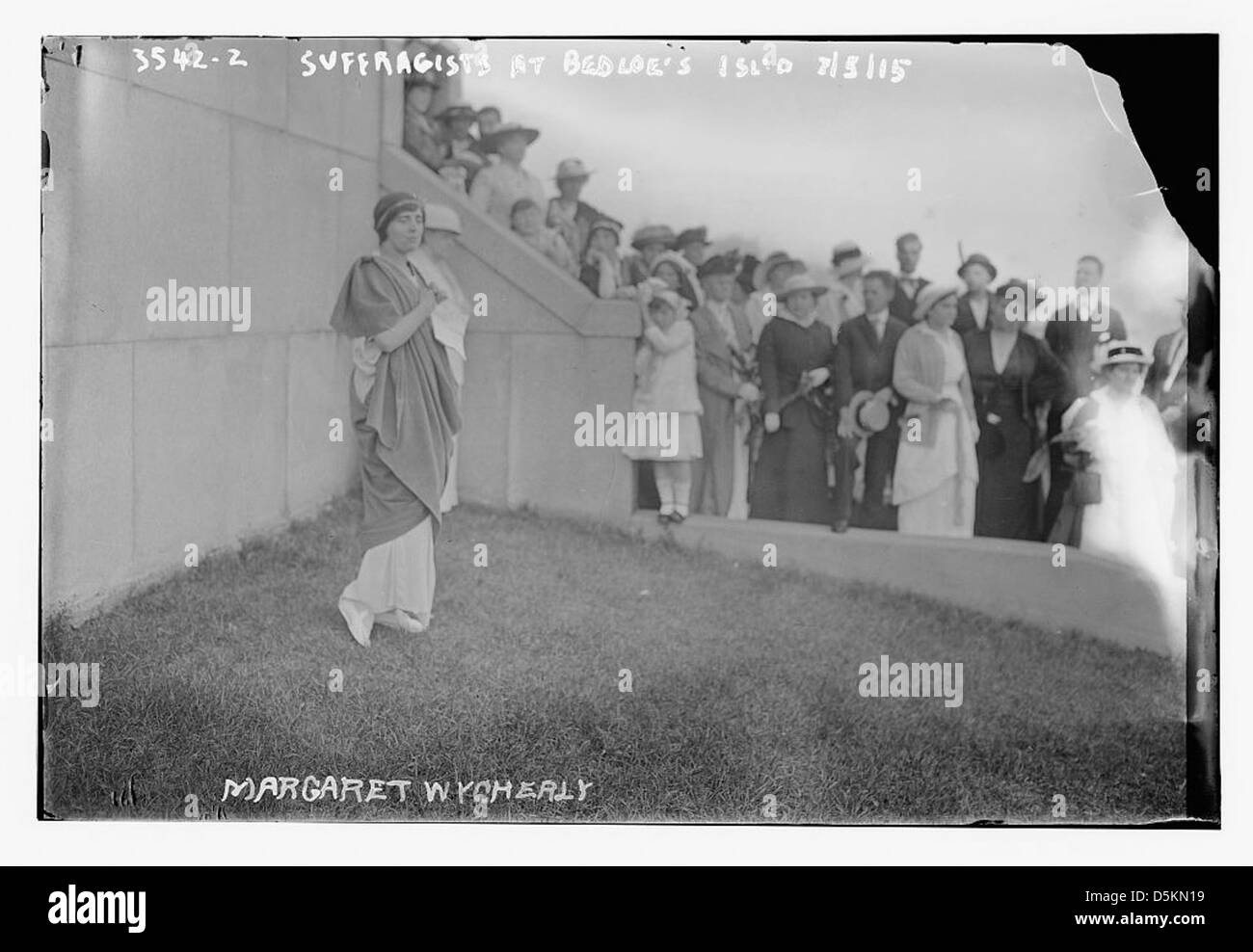 Suffragetten im Bedloe es Isl'd, Margaret Wycherly (LOC) Stockfoto