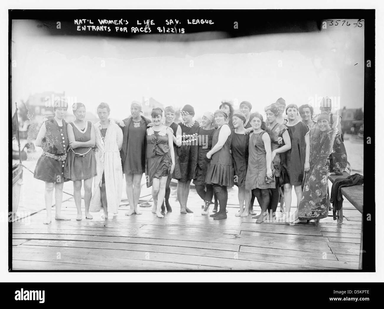 Nat ' l Frauen leben Sav. Liga-Teilnehmer für Rennen, 22.08.15 (LOC) Stockfoto