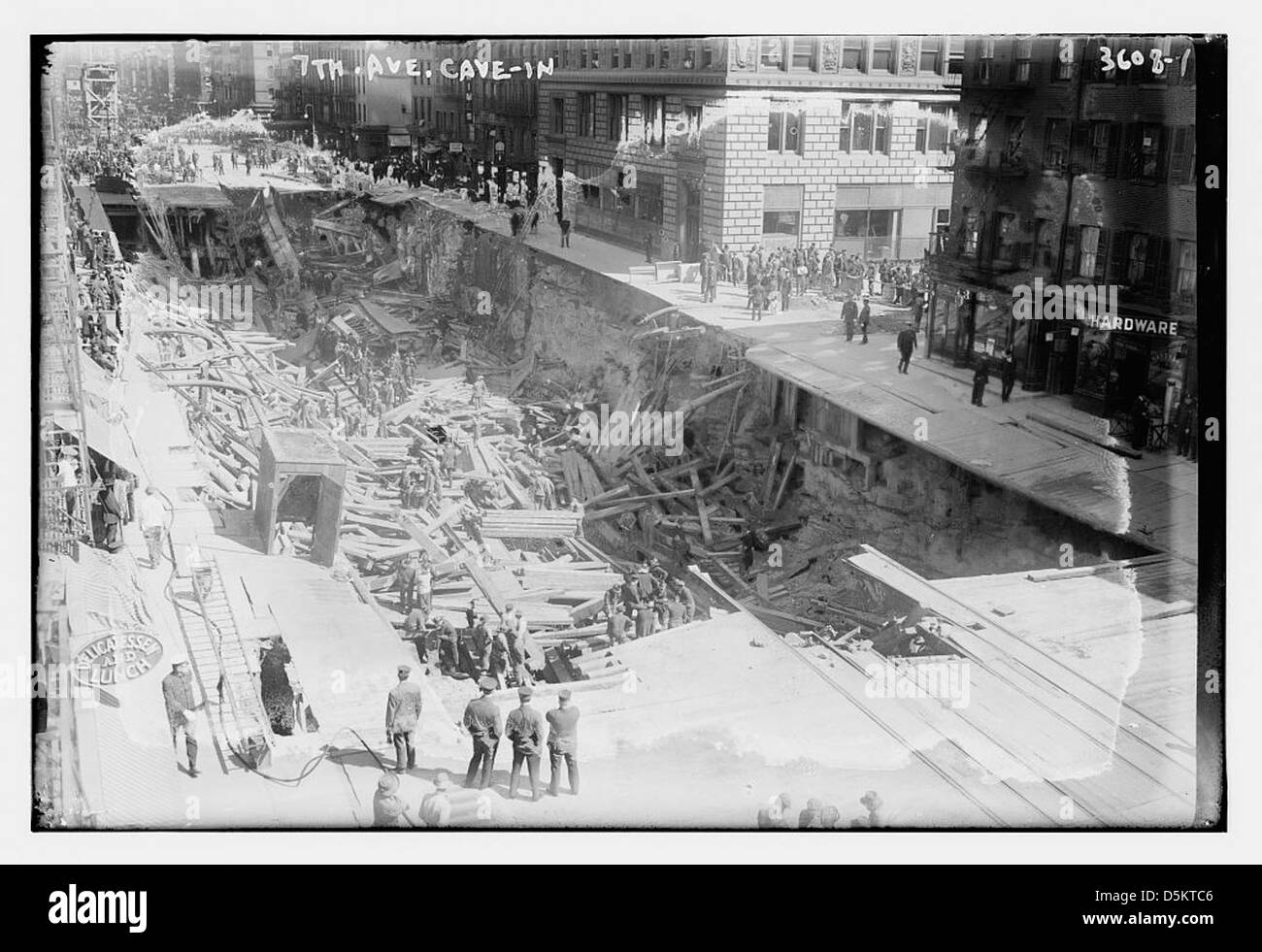 7th Ave Einsturz (LOC) Stockfoto