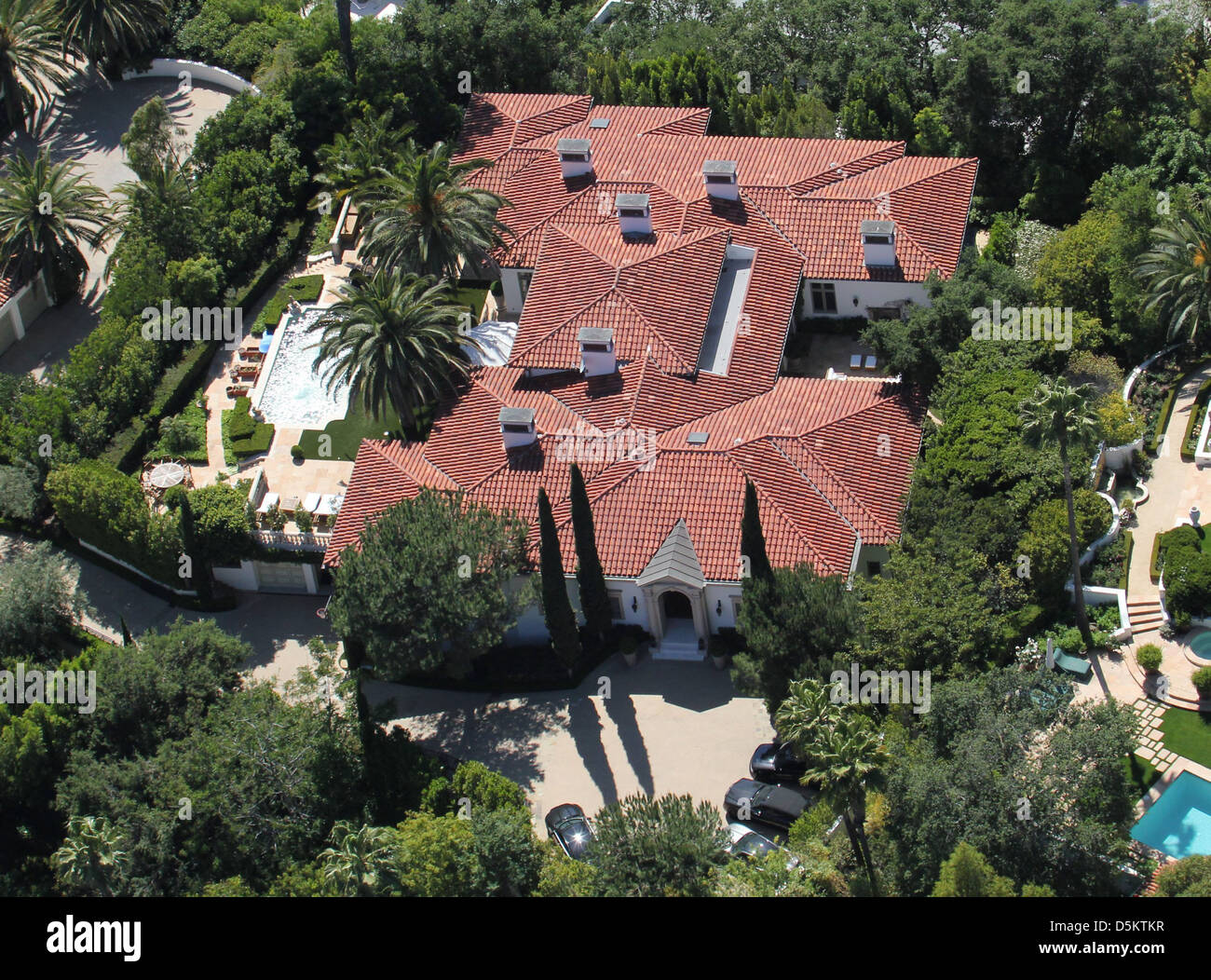 Luftaufnahme Von David Beckham Und Victoria Beckhams Haus In