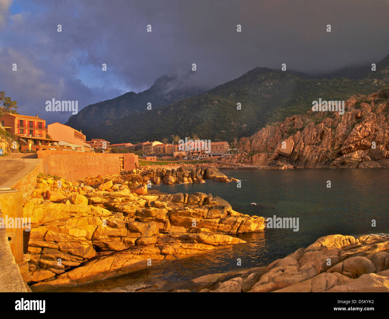 Porto, Golfe de Porto, Korsika, Frankreich Stockfoto