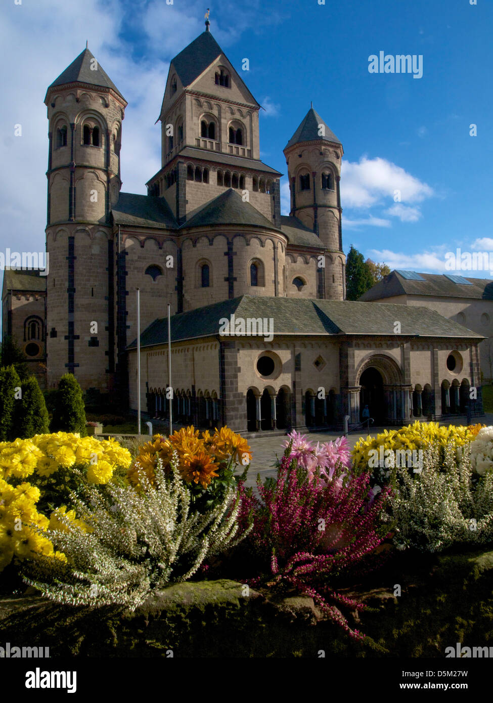 Abtei Maria Laach, Ahrweiler Distrikt, Rheinland-Pfalz, Deutschland Stockfoto