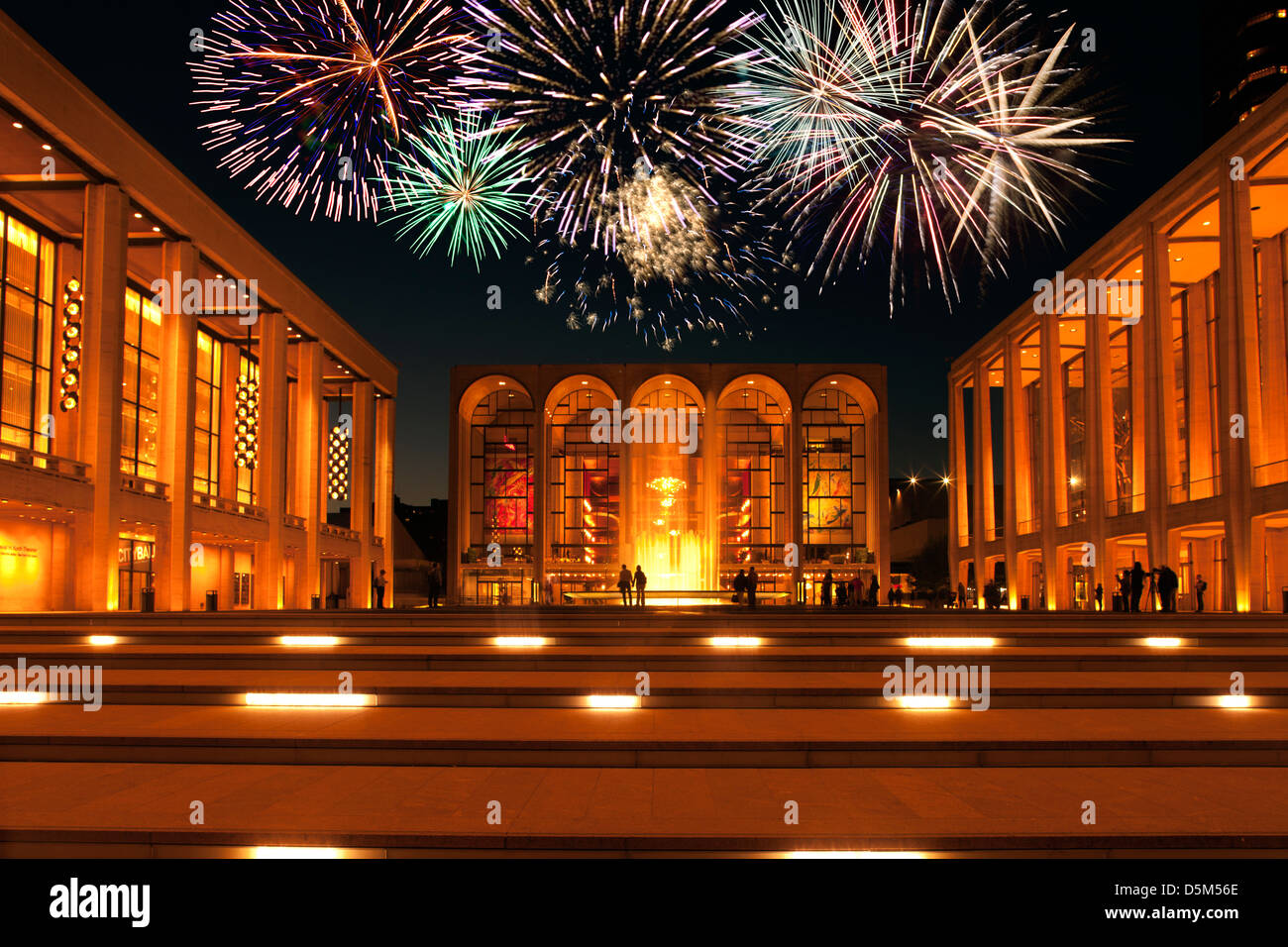 MUSIC HALL LINCOLN CENTER KONZERTSÄLE MANHATTAN NEW YORK CITY USA Stockfoto