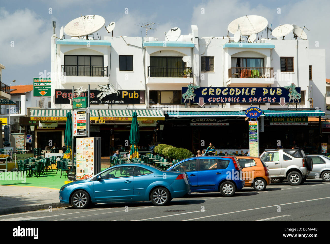 Bars, Paphos Zypern. Stockfoto