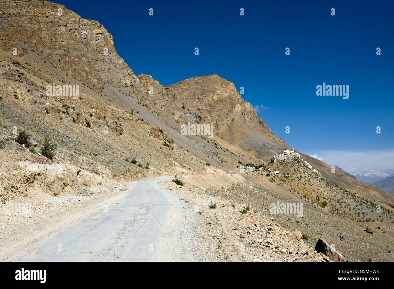 Kee-Kloster im Himalaya-Gebirge Stockfoto