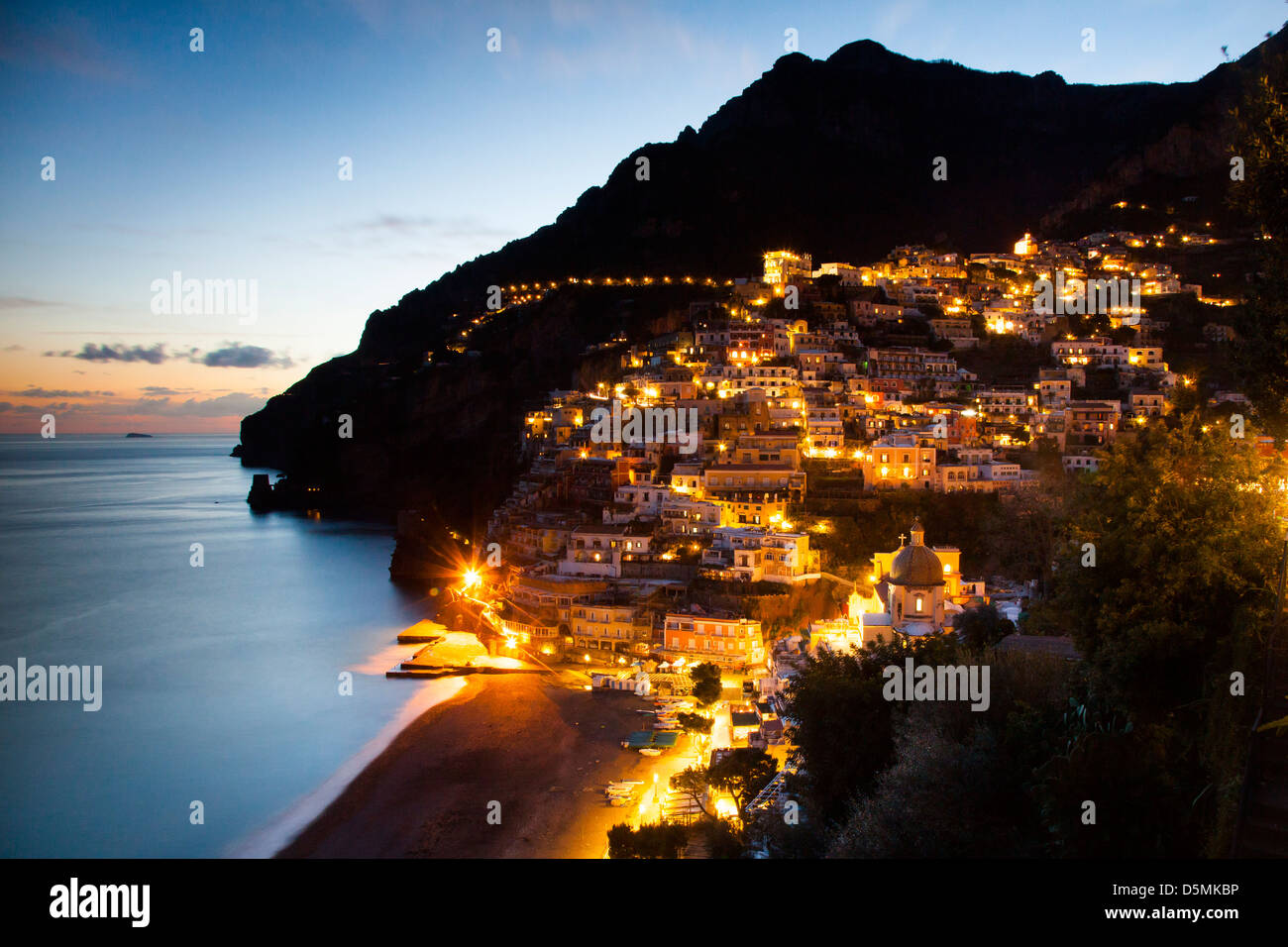 Positano, Amalfi Küste, Italien Stockfoto