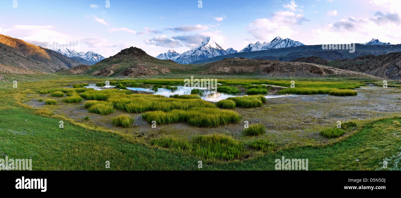 Himalaya-See im Sommer Stockfoto