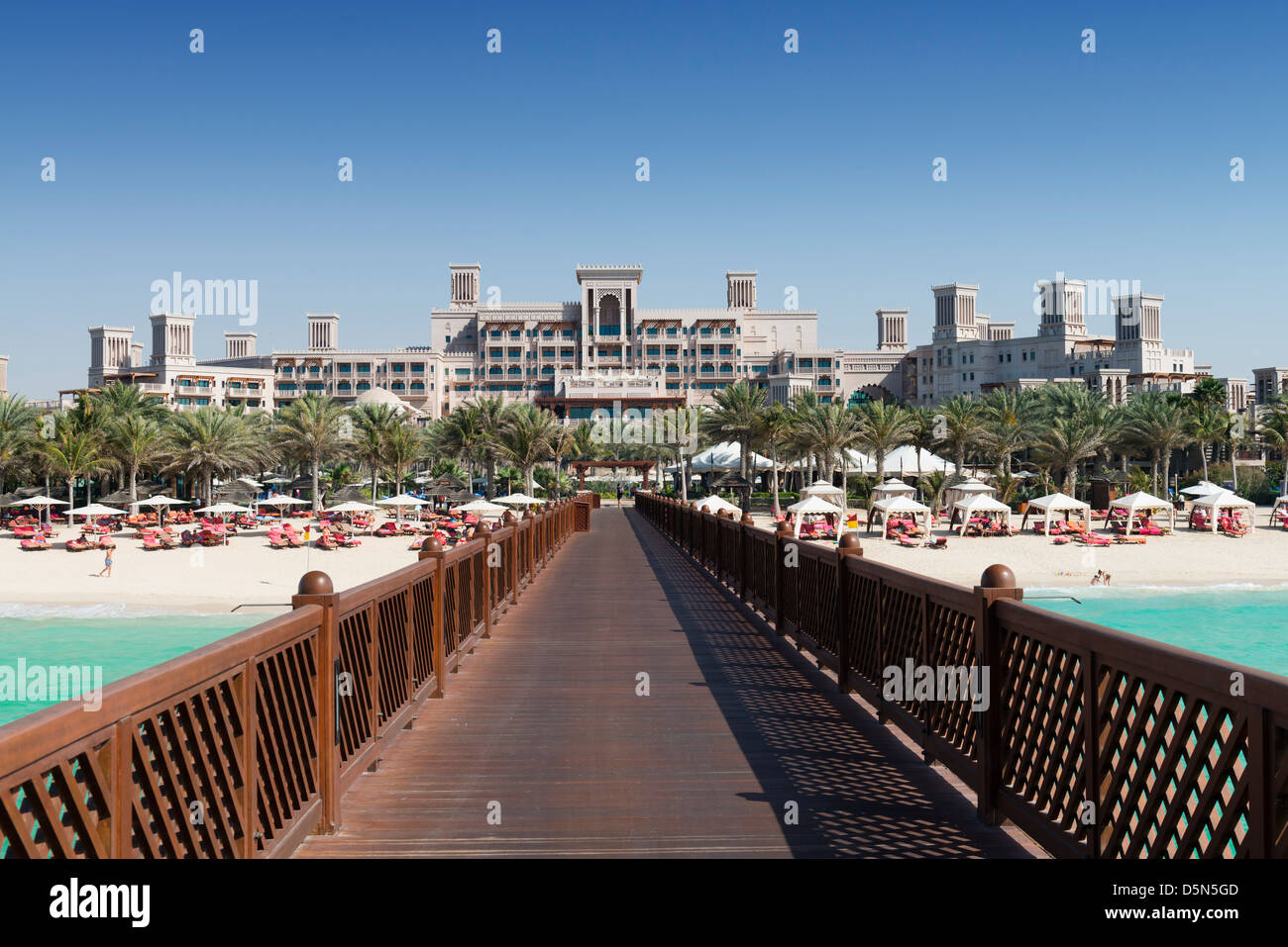 Al Qasr Luxushotel in Dubai Vereinigte Arabische Emirate Stockfoto
